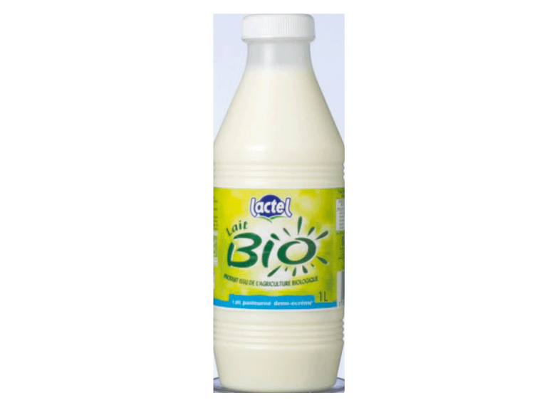 Où est produit le lait Lactel ?
