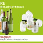 Où jeter les couvercles des bocaux en verre ?