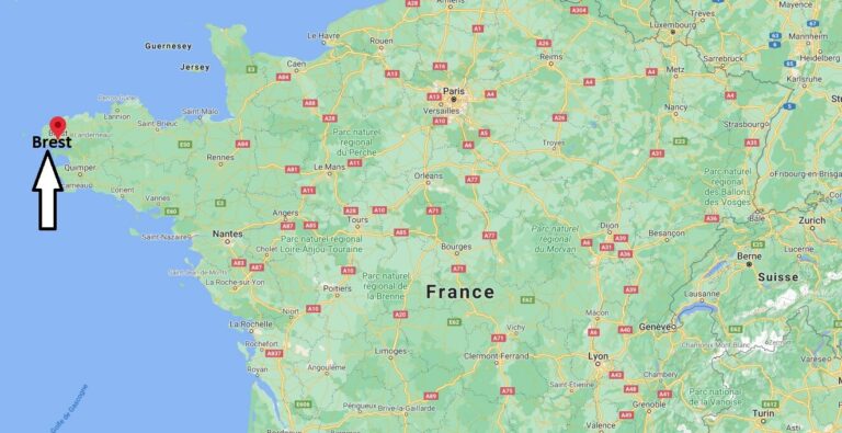 Où situe Brest ?