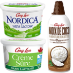 Où trouver de la crème sans lactose ?