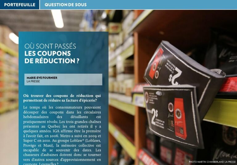 Où trouver des coupons rabais d'épicerie ?