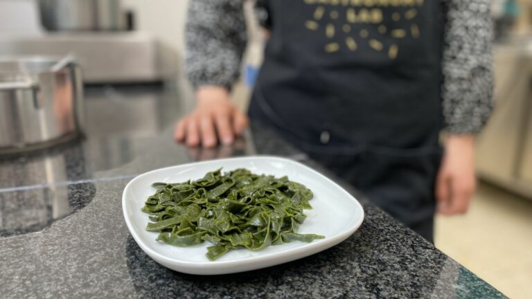 Pâtes et burgers à la spiruline : Gembloux concocte l’espace repas du futur Pâtes et hamburgers à la spiruline : les futurs repas de l'espace se concoctent à Gembloux