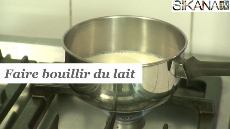 Pourquoi faire bouillir le lait cru ?