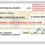 Quand et comment rédiger un chèque d'abondance positive en tout ?