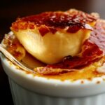 Quand sortir crème brûlée du four ?