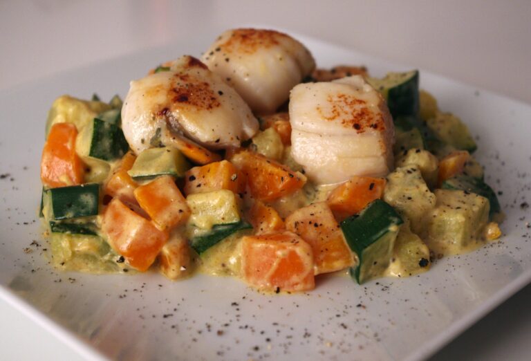 Quel accompagnement avec des noix de St-jacques ?