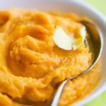 Quel accompagnement avec une purée de patate douce ?