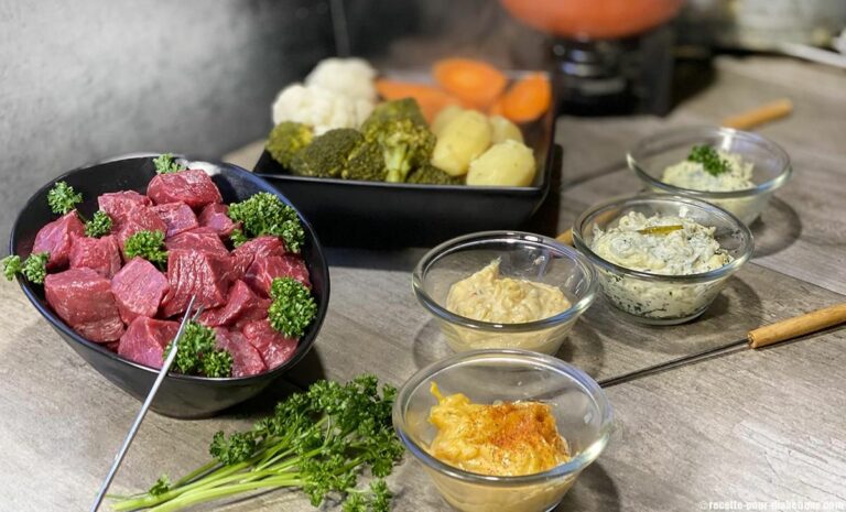 Quel accompagnement de légumes avec une fondue bourguignonne ?
