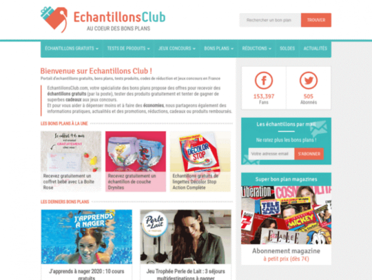 Quel est le meilleur site pour recevoir des échantillons gratuits ?