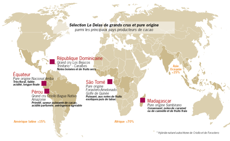 Quel est le pays d’origine du chocolat ? Quel est le pays d'origine du chocolat ?