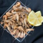 Quel est le poids d'une crevette grise ?