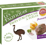 Quel est le prix de la viande d'autruche ?