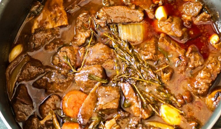 Quel est le temps de cuisson d'un bœuf bourguignon ?