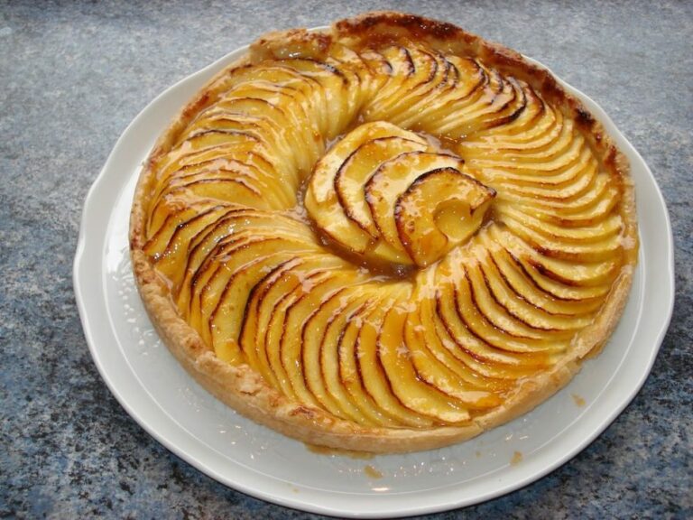 Quel est le temps de cuisson d'une tarte aux pommes ?