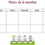 Quel menu pour la semaine ?