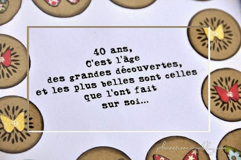 Quel message pour anniversaire 40 ans ?