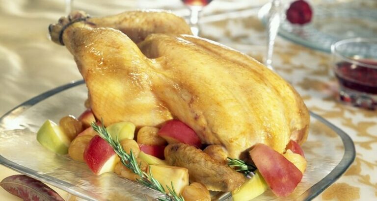 Quel poids d'un chapon pour 10 personnes ?