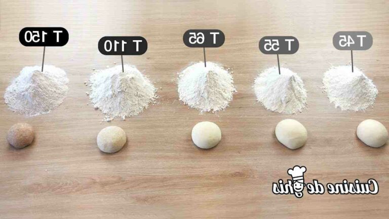 Quelle différence entre la farine type 45 et 55 ?