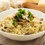 Quelle entrée avec un risotto aux champignons ?