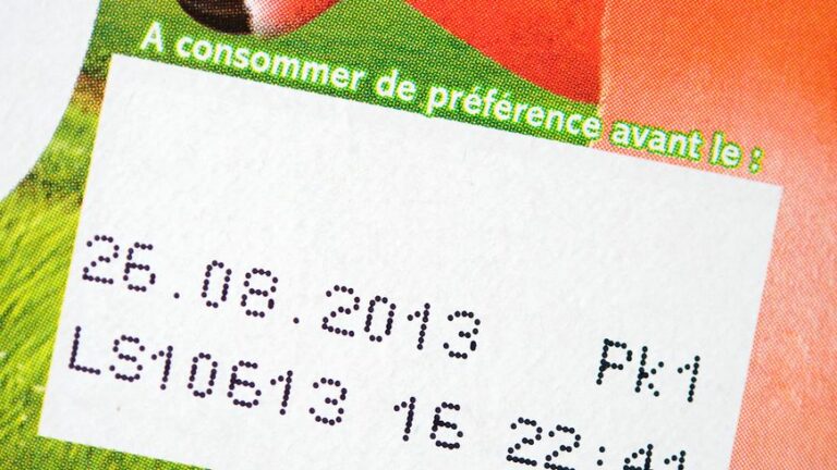 Quelle est la date de péremption du lait ?