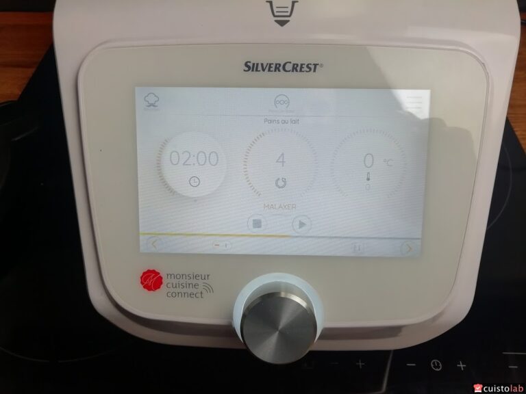 Quelle est la vitesse mijotage Monsieur Cuisine ?