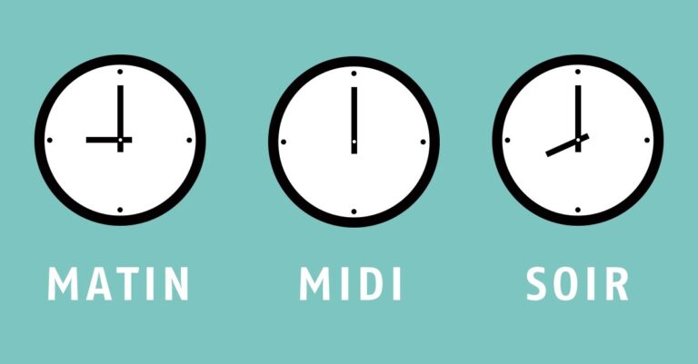 Quelle heure est la fin d'après-midi ?