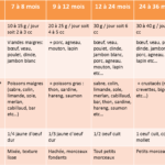 Quelle quantité pour un bébé de 12 mois ?