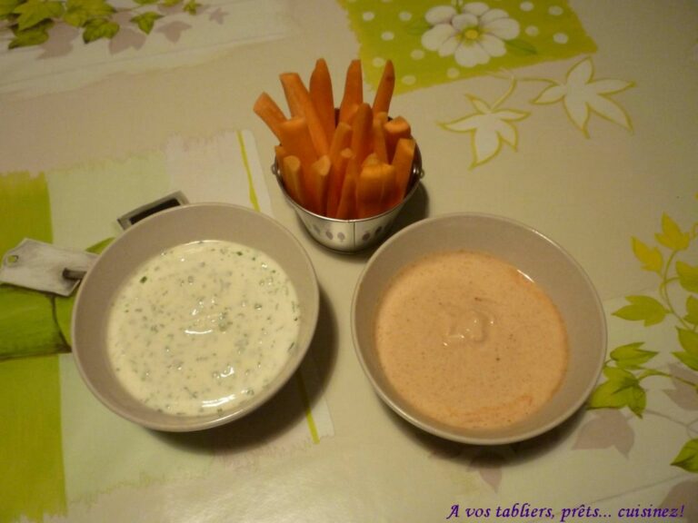 Quelle sauce pour tremper des crudités ?