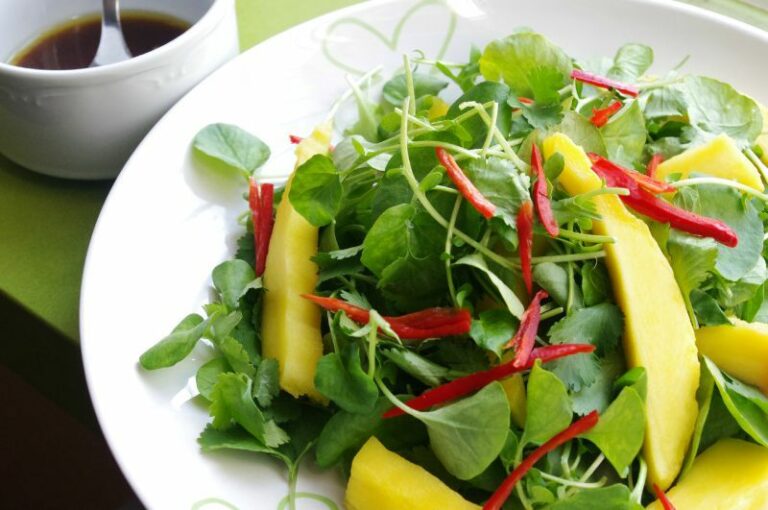 Quelle sauce pour une salade de cresson ?