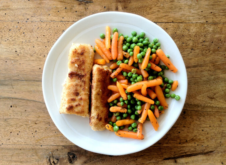 Quels légumes Peut-on faire avec du poisson pané ?