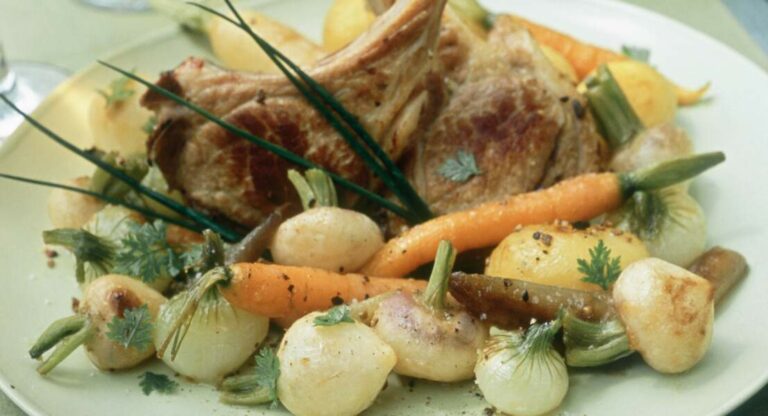 Quels légumes avec des côtelettes d'agneau ?