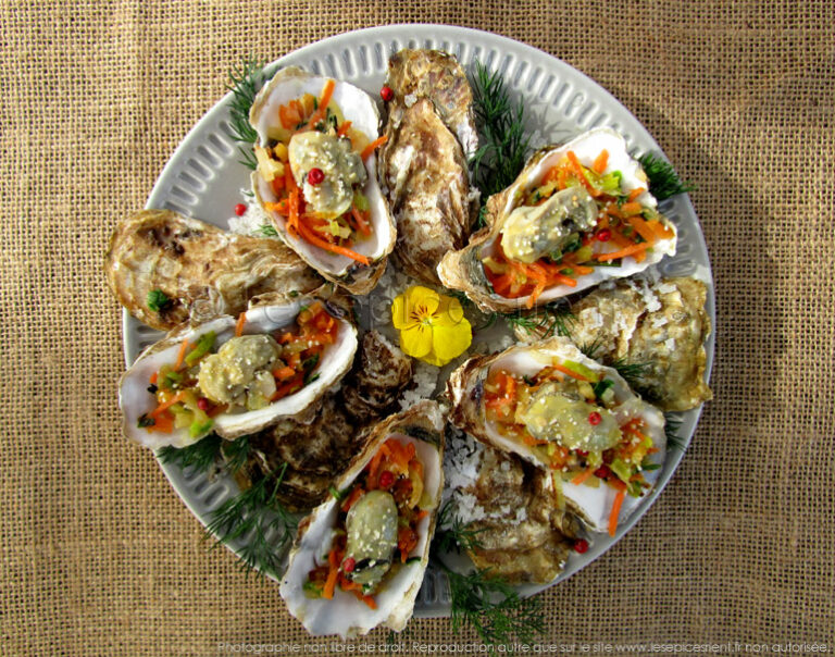 Quels légumes avec des huîtres ?