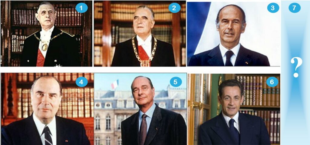 Quels sont les 8 présidents de la 5e République