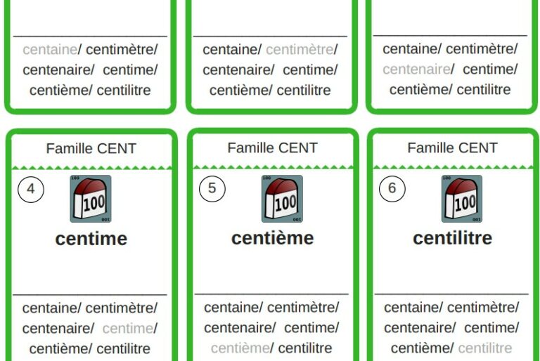 Quels sont les mots de la même famille ?