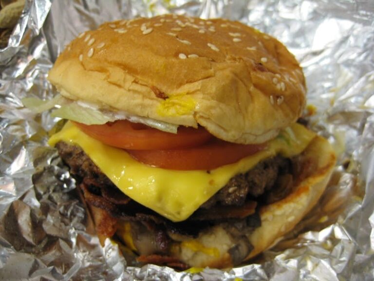 What is the difference between Five Guys cheeseburger and little cheeseburger?