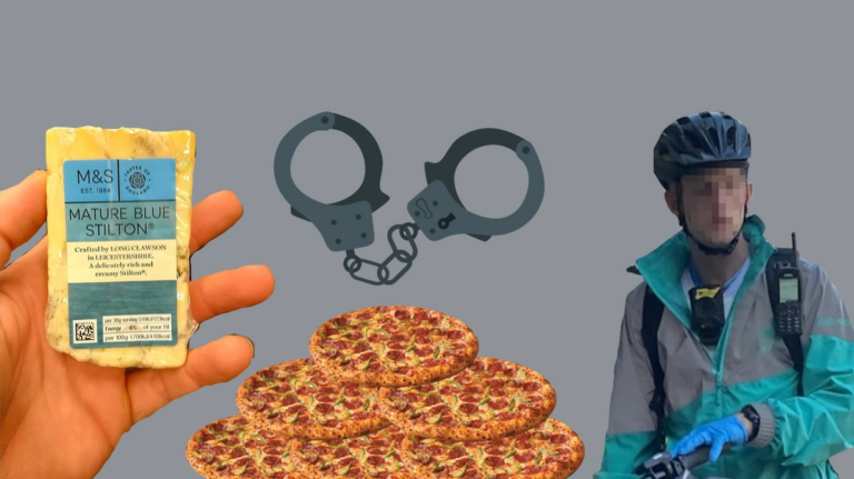 criminel trahi par la nourriture