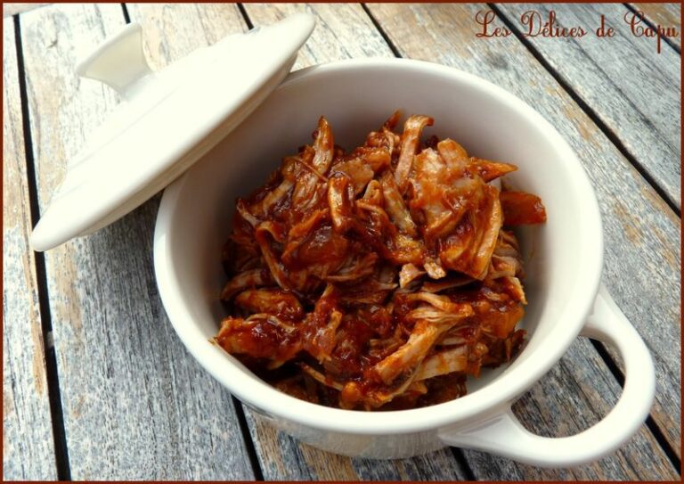 Comment rôtir le porc effiloché au four?