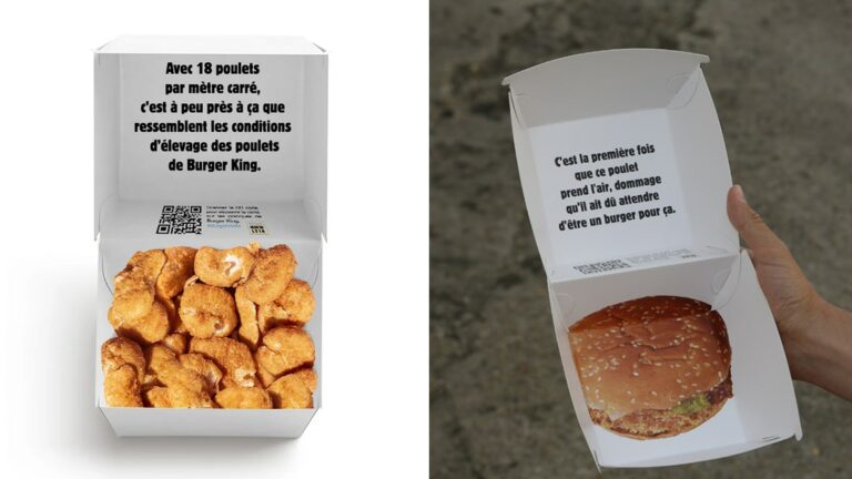 L214 assomme Burger King dans une campagne choc bien pensée