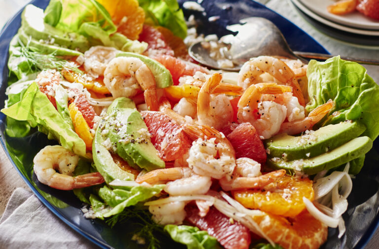 Combien de calories dans une salade de crevettes et avocat ?