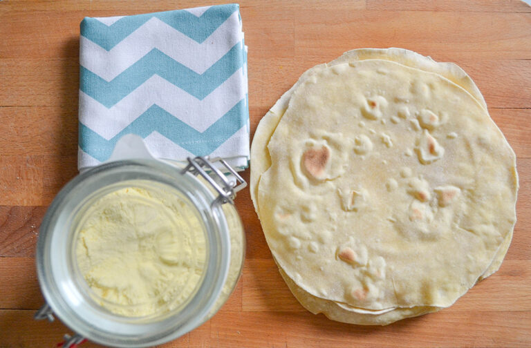 Comment congeler des tortillas à la farine?