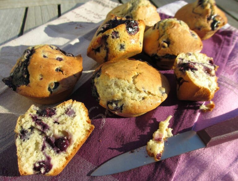 Comment faire des muffins aux myrtilles surgelés ?
