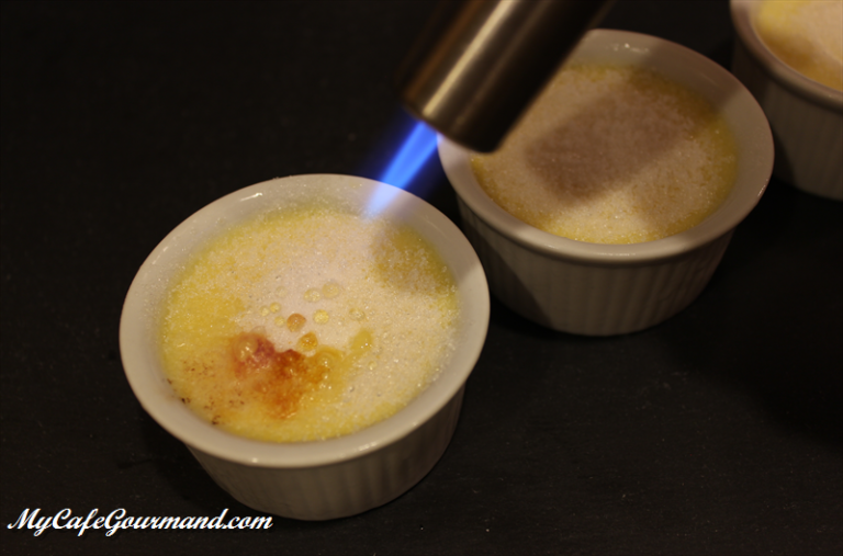 Comment faire une crème brûlée sans gril ni chalumeau ?