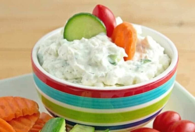 De quoi est composée la trempette végétarienne ?