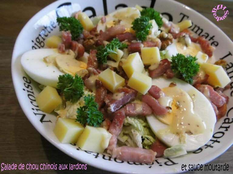 De quoi est faite la sauce salade de chou ?