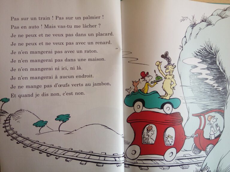 Est-ce que les œufs verts et le jambon sont une chose ?
