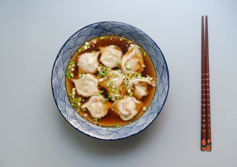 La soupe wonton est-elle faite de porc?