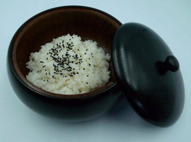 Quel est le rapport eau/riz japonais ?