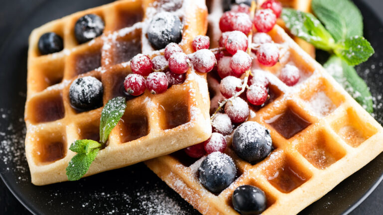 What can I put on a plain waffle?