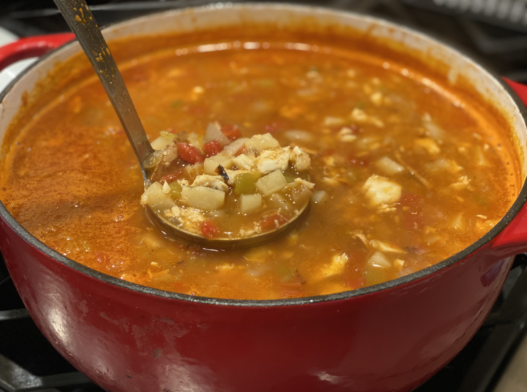 What goes with catfish stew?