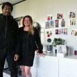 Emilie Duchaussoy, cr&eacute;atrice du club de nutrition, avec